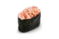 Острый краб (1шт/32гр) 59руб (рис,нори, рис,нори,острый соус,снежный краб)