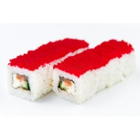 Нагойя(8шт/220гр)209руб (рис, нори,сливочный сыр,лосось, огурец,тобико)